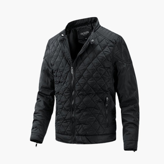Diamond Quilted Lightweight Jacket – insulated men’s layer for cool weather